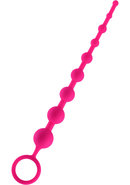Hustler Silicone Anal Beads 12in - Pink