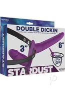 Stardust Double Dickin Silicone Double Dildo Strap-on -...